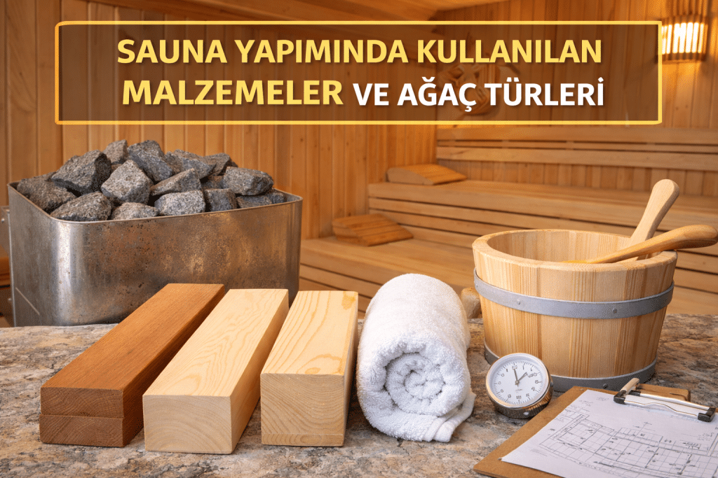 Sauna Yapımında En Çok Kullanılan Ağaç Türleri