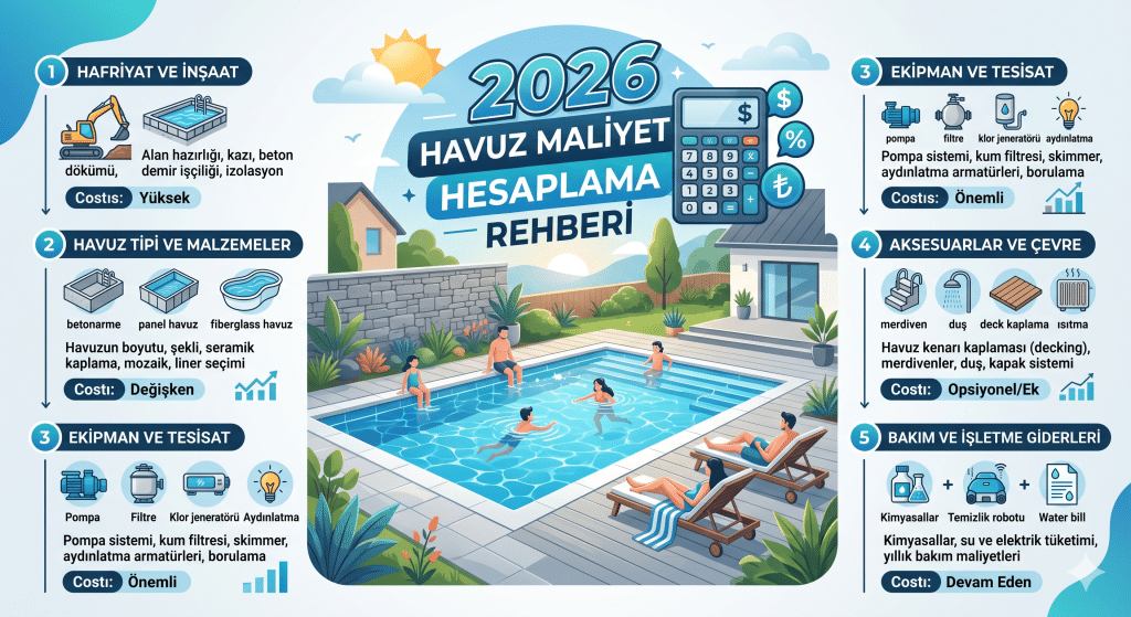 Havuz Ölçüsü Büyüdükçe Maliyet Nasıl Değişir?