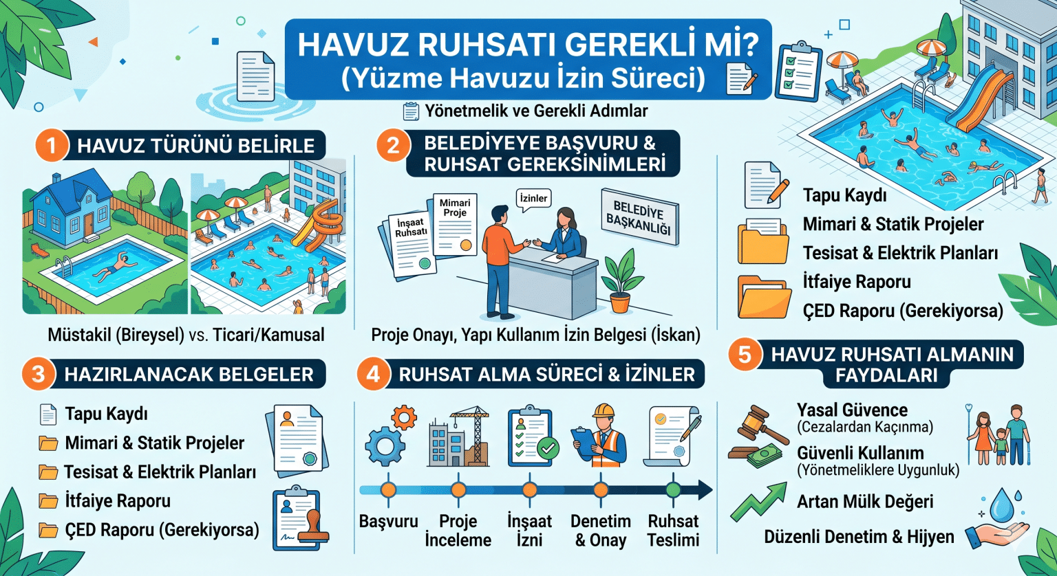 Havuzlarda Ruhsat Konusu Neden Karışıyor?